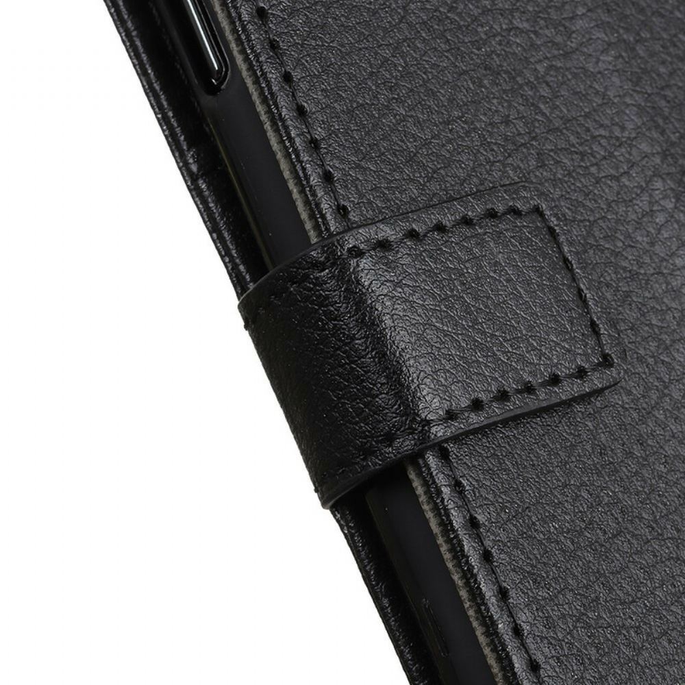 Flipové Pouzdro Na iPhone 12 / 12 Pro Prémiová Textura Liči