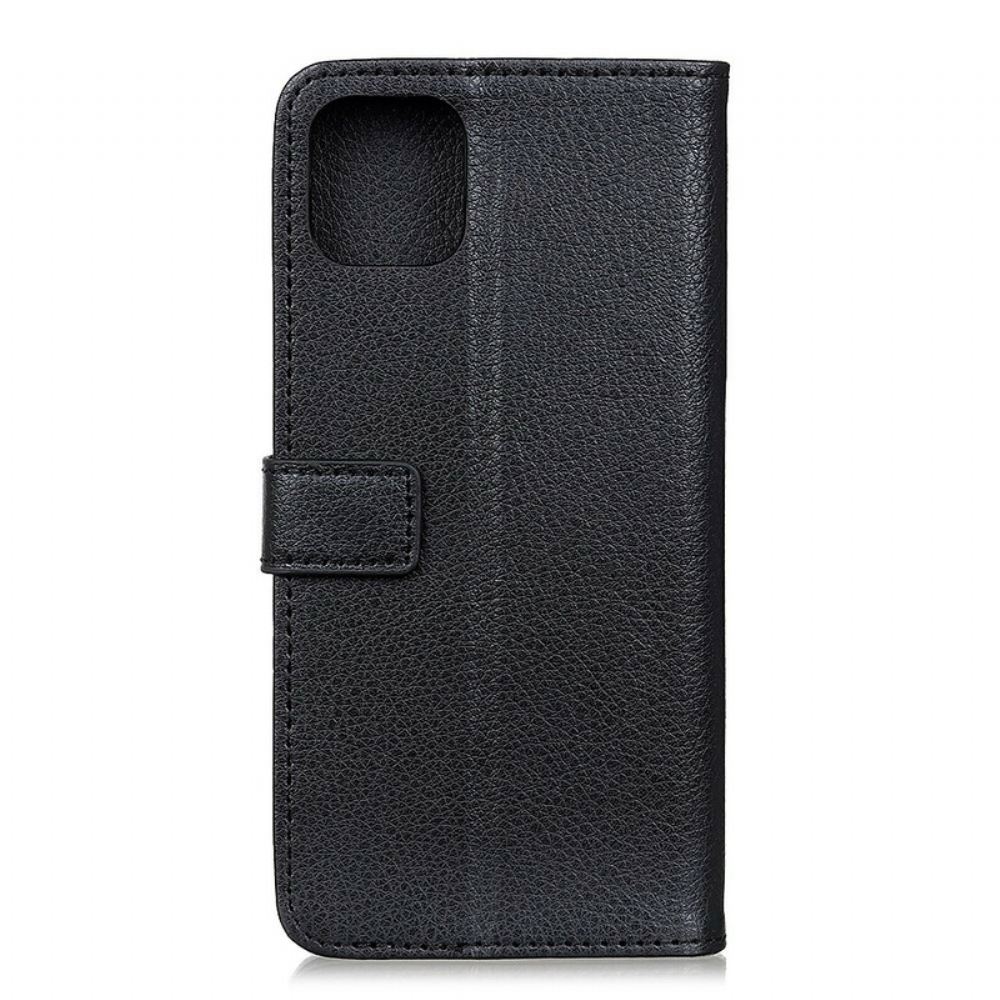 Flipové Pouzdro Na iPhone 12 / 12 Pro Prémiová Textura Liči