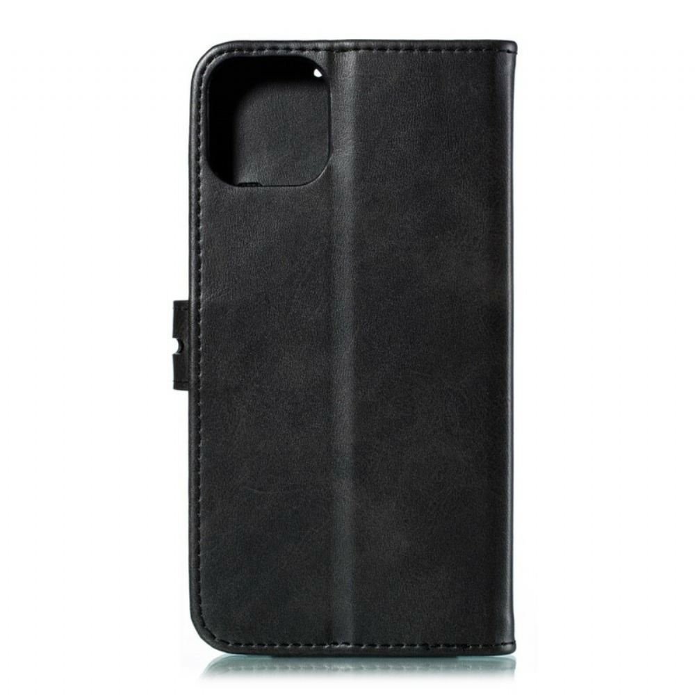 Kožené Pouzdro Na iPhone 12 / 12 Pro Kotě