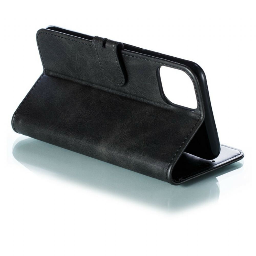Kožené Pouzdro Na iPhone 12 / 12 Pro Kotě