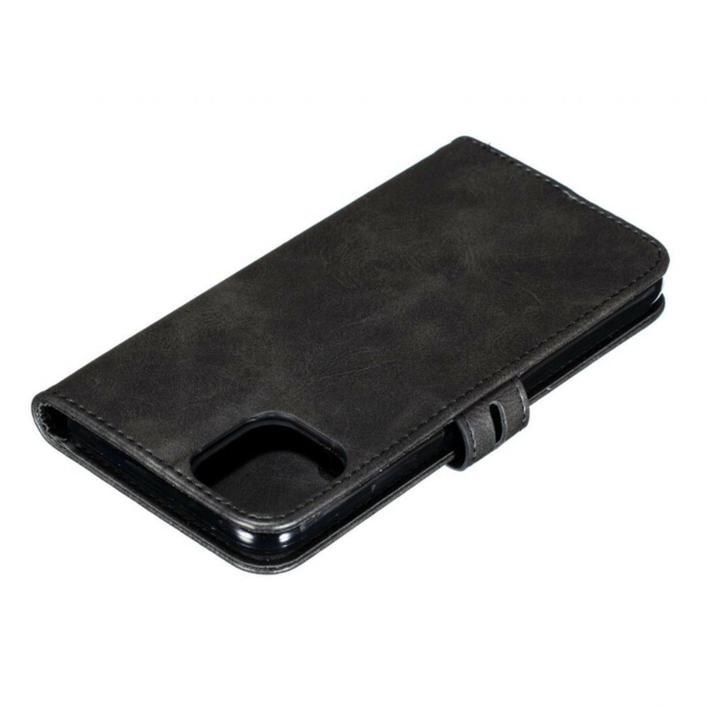 Kožené Pouzdro Na iPhone 12 / 12 Pro Kotě