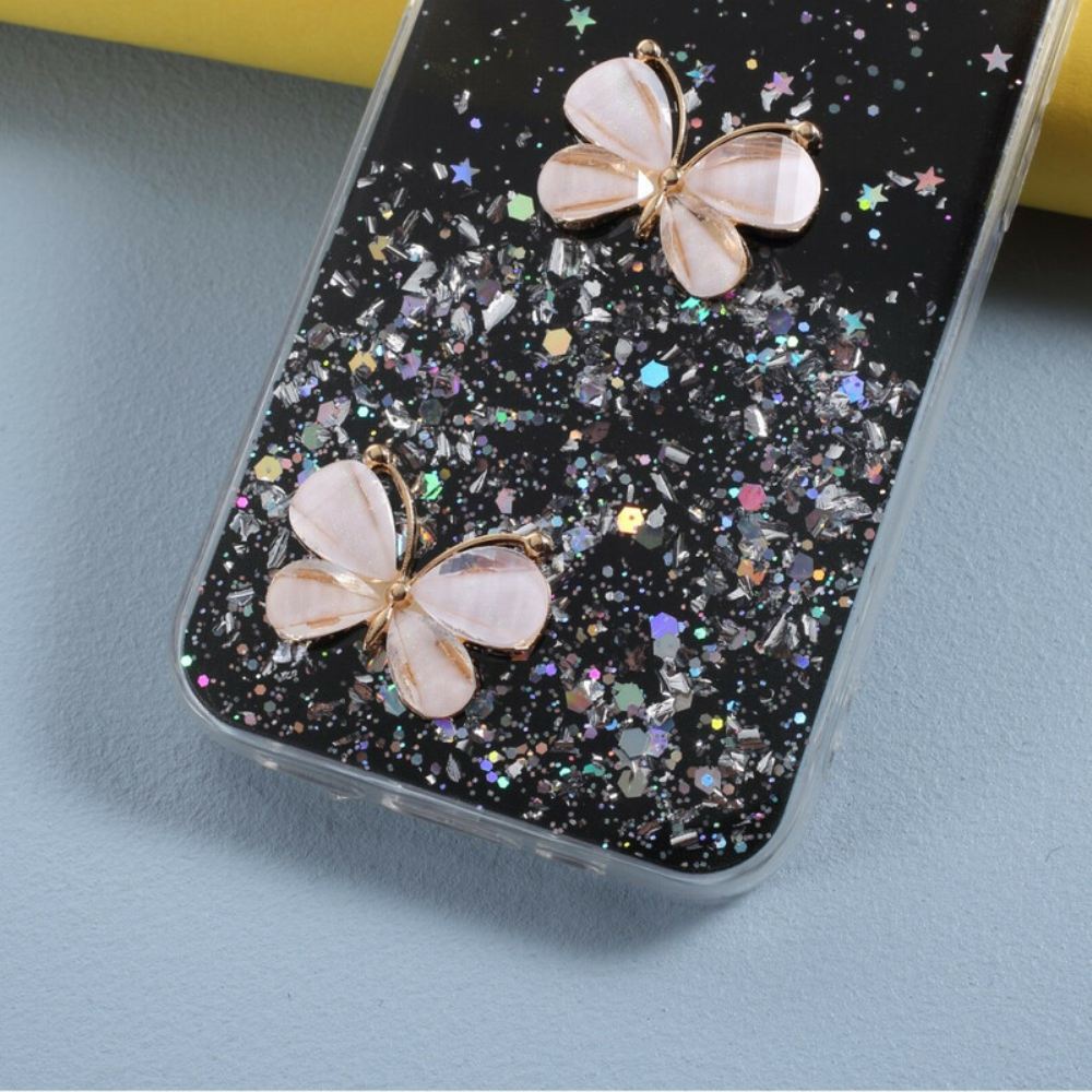Kryt Na iPhone 12 / 12 Pro 3d Flitry Motýlů