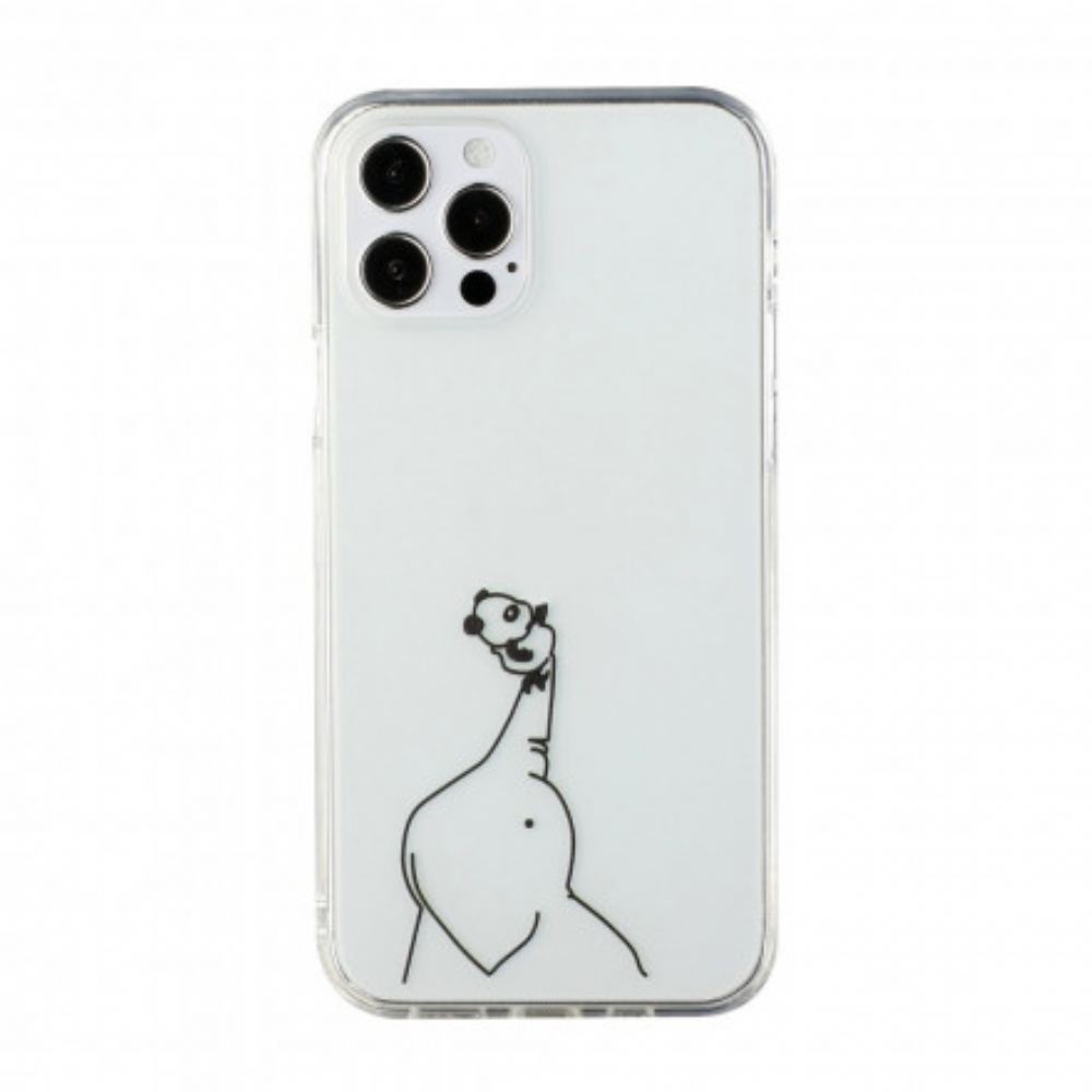 Kryt Na iPhone 12 / 12 Pro Hry S Logem Panda