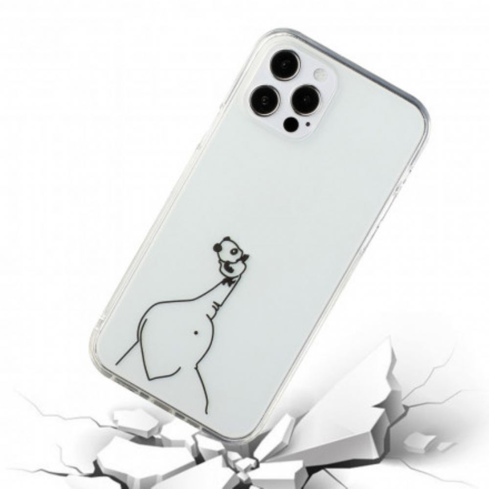 Kryt Na iPhone 12 / 12 Pro Hry S Logem Panda