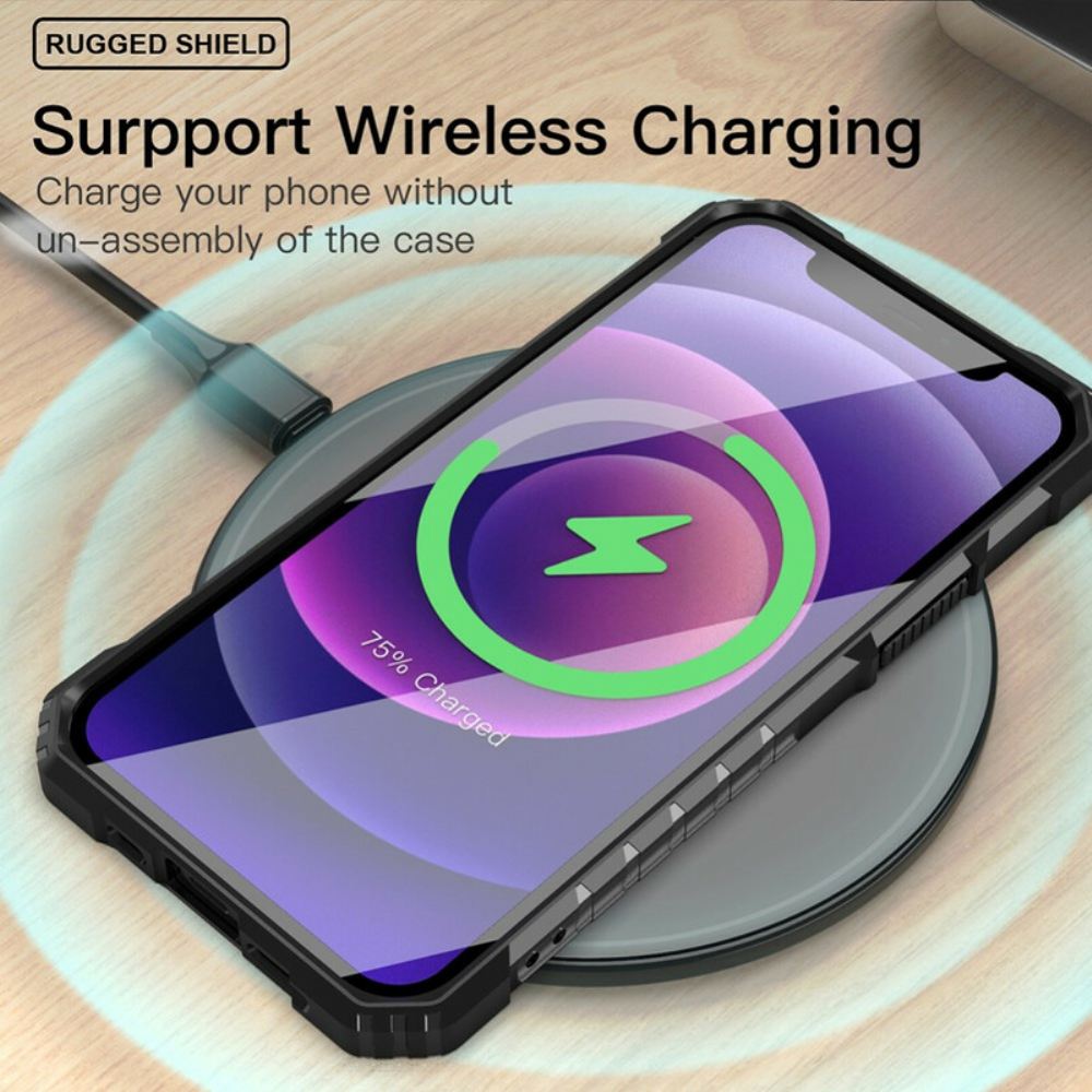 Kryt Na iPhone 12 / 12 Pro Matné S Kroužkovou Podporou