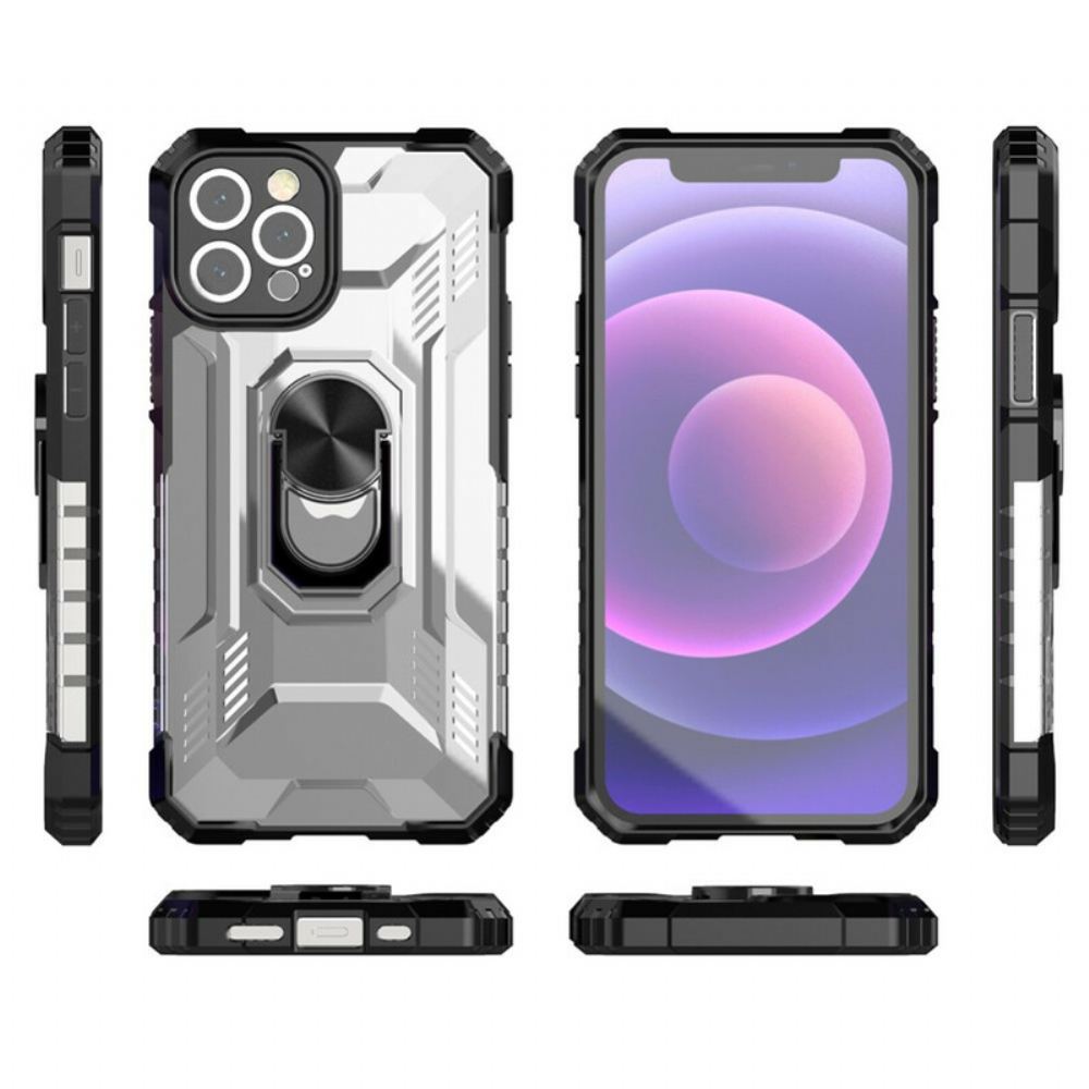 Kryt Na iPhone 12 / 12 Pro Matné S Kroužkovou Podporou