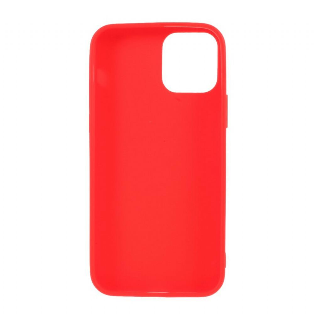 Kryt Na iPhone 12 / 12 Pro Matný Tuhý Silikon