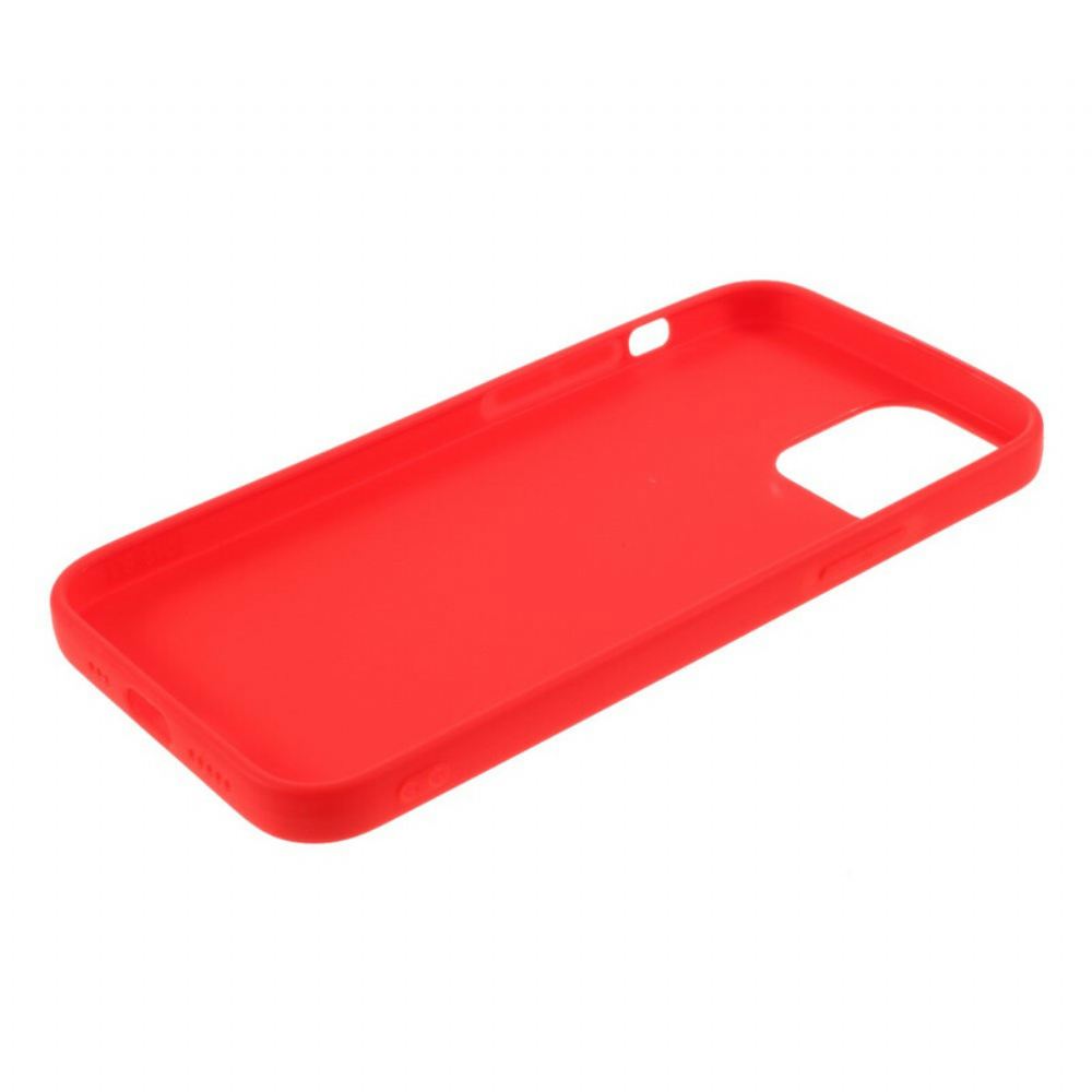 Kryt Na iPhone 12 / 12 Pro Matný Tuhý Silikon