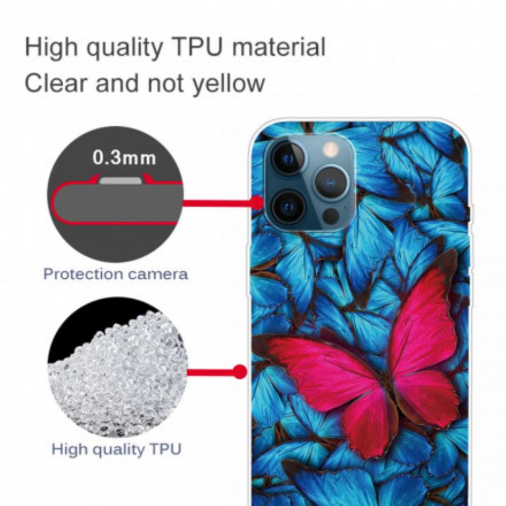 Kryt Na iPhone 12 / 12 Pro Motýlí Hadice