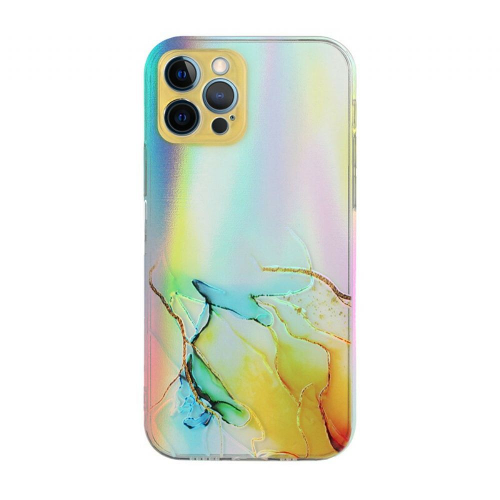 Kryt Na iPhone 12 / 12 Pro Mramorové Umění
