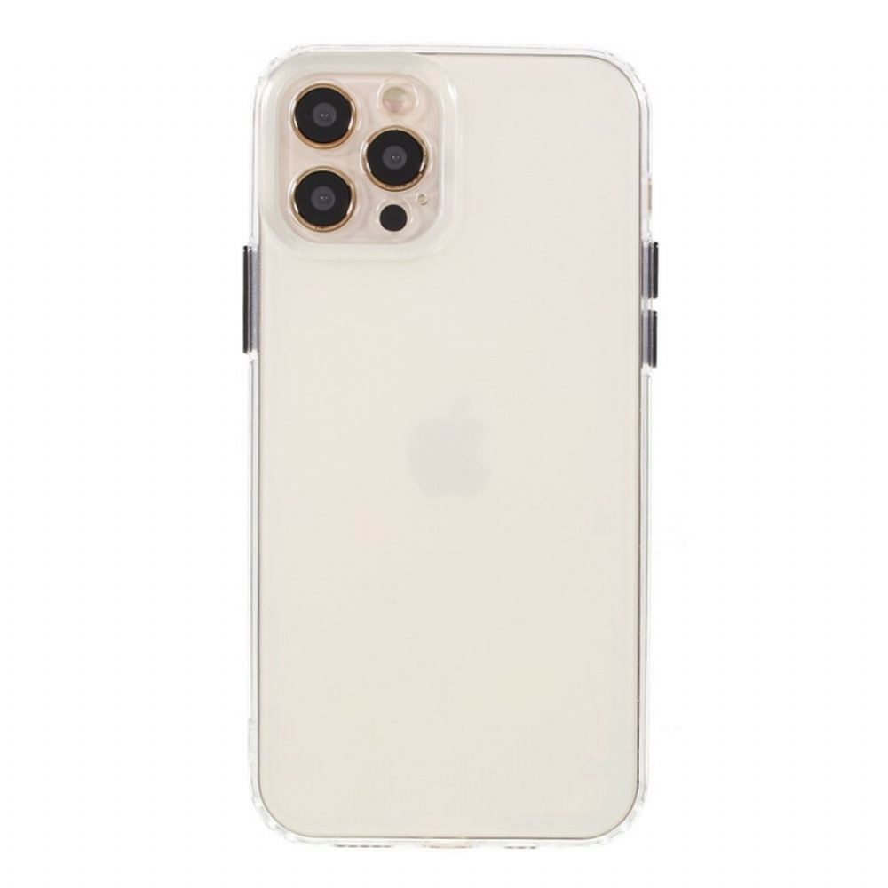 Kryt Na iPhone 12 / 12 Pro Průhledná Barevná Tlačítka