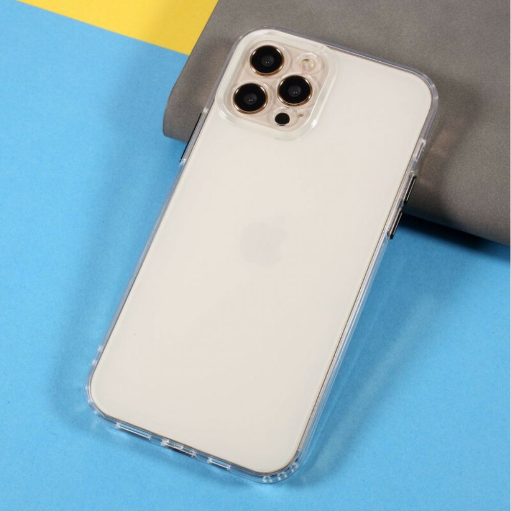 Kryt Na iPhone 12 / 12 Pro Průhledná Barevná Tlačítka