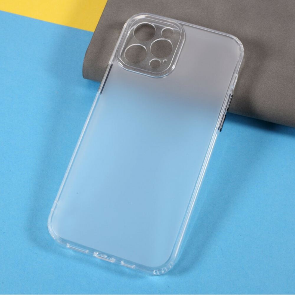 Kryt Na iPhone 12 / 12 Pro Průhledná Barevná Tlačítka