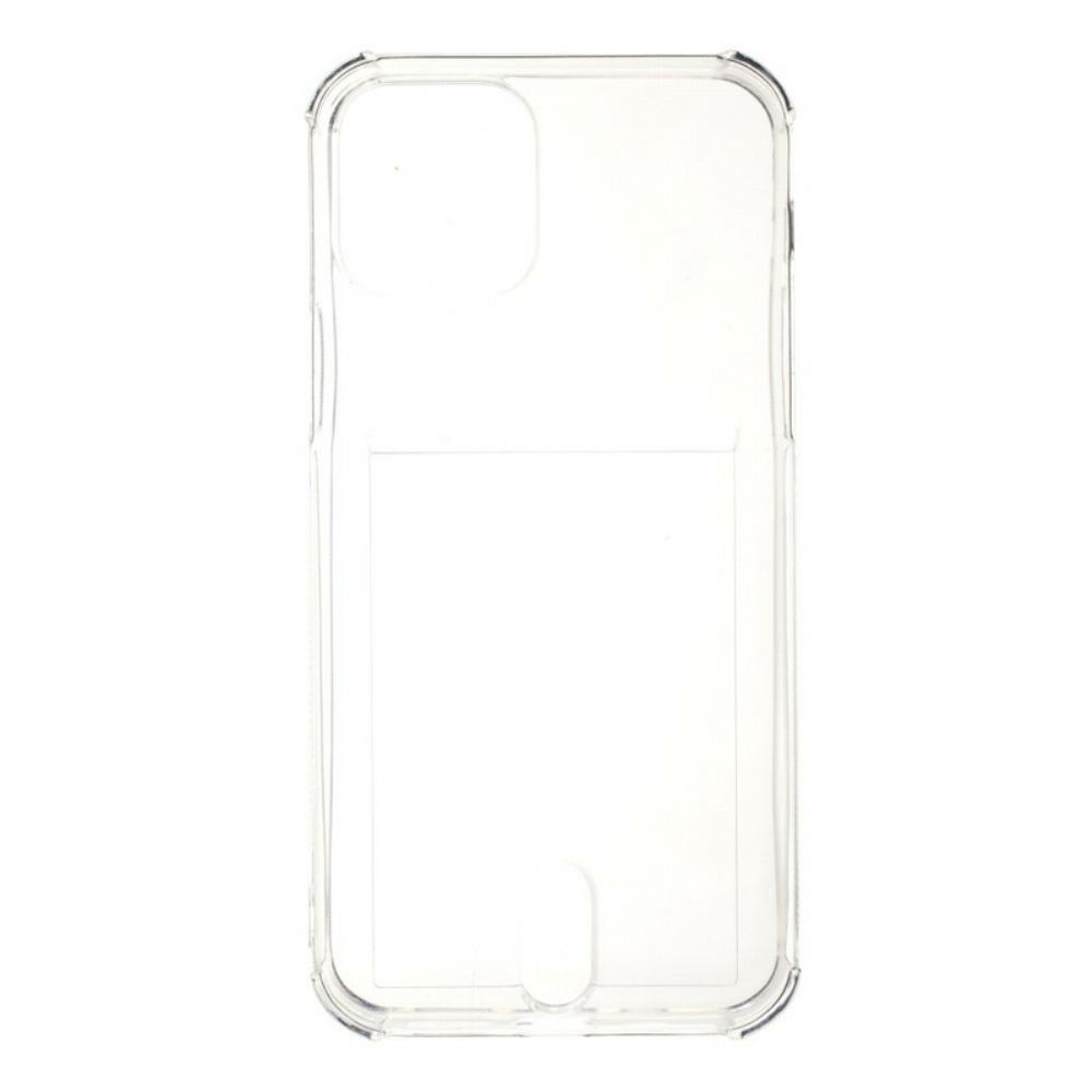 Kryt Na iPhone 12 / 12 Pro Vymažte Držitel Karty