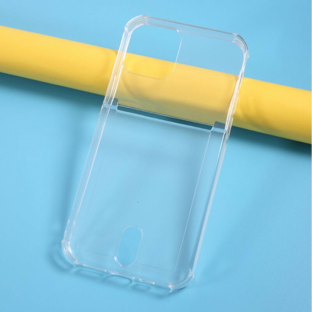 Kryt Na iPhone 12 / 12 Pro Vymažte Držitel Karty