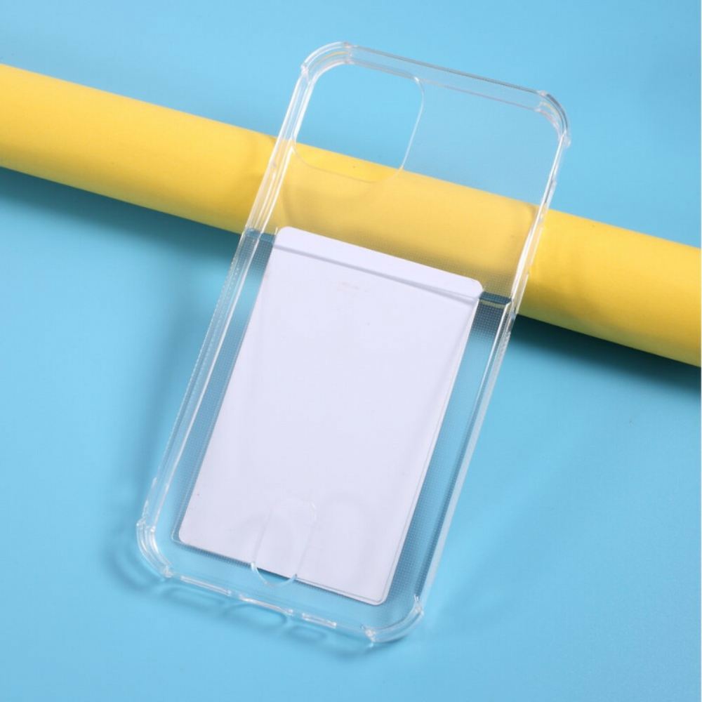 Kryt Na iPhone 12 / 12 Pro Vymažte Držitel Karty