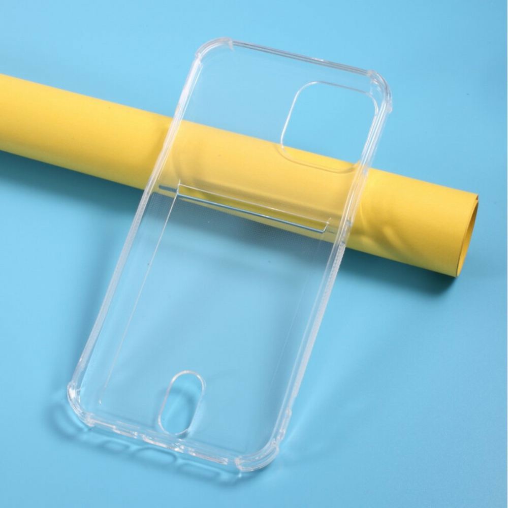 Kryt Na iPhone 12 / 12 Pro Vymažte Držitel Karty