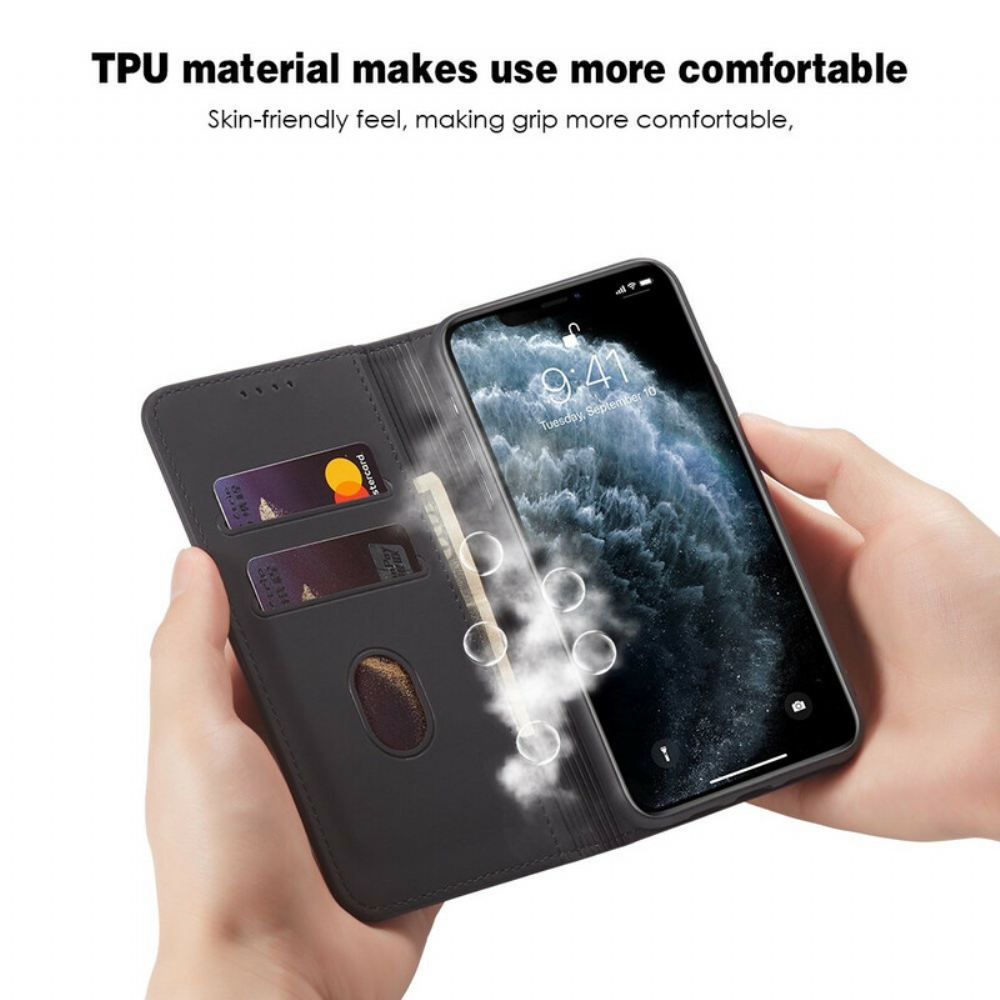 Kryty Na Mobil Na iPhone 12 / 12 Pro Flipové Pouzdro Držák Podpůrné Karty