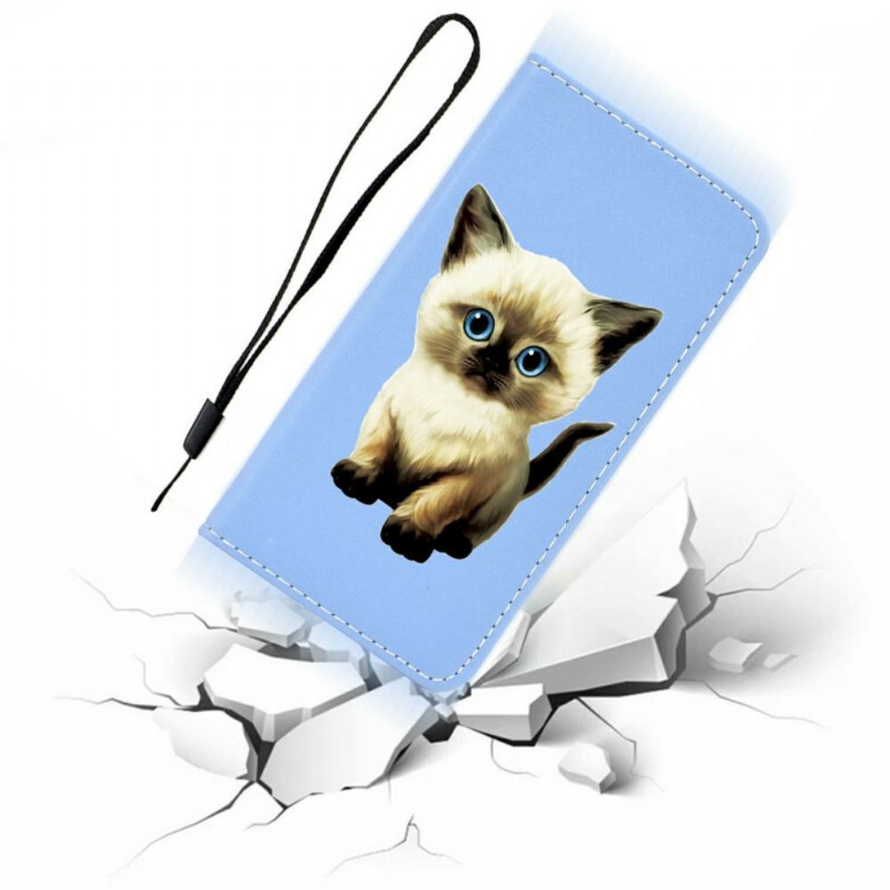 Kryty Na Mobil Na iPhone 12 / 12 Pro Flipové Pouzdro Kočičí Superstar
