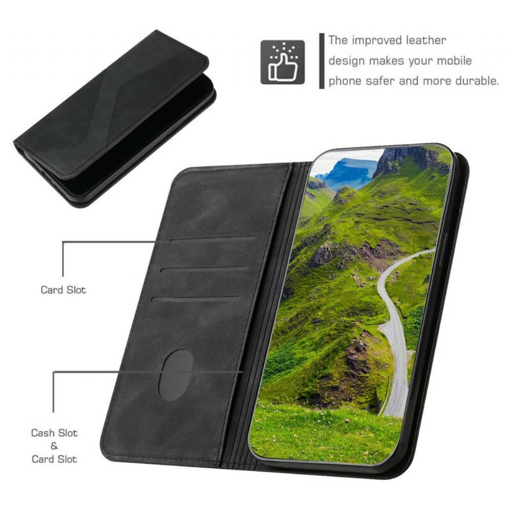 Kryty Na Mobil Na iPhone 12 / 12 Pro Flipové Pouzdro Kožený Styl S-design
