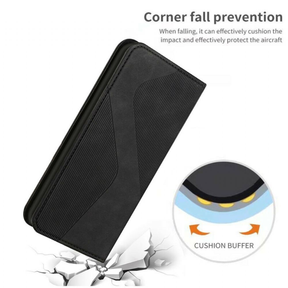 Kryty Na Mobil Na iPhone 12 / 12 Pro Flipové Pouzdro Kožený Styl S-design