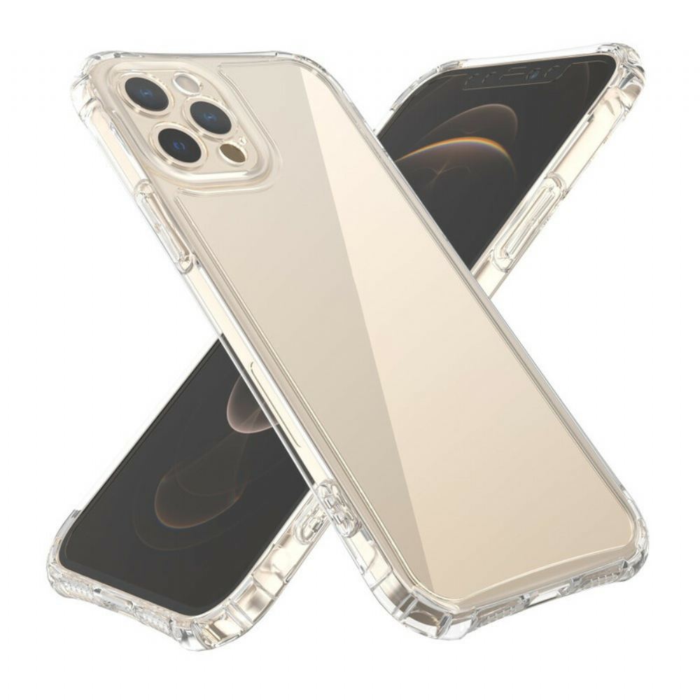 Kryty Na Mobil Na iPhone 12 / 12 Pro Průhledné Ochranné Polštáře Leeu