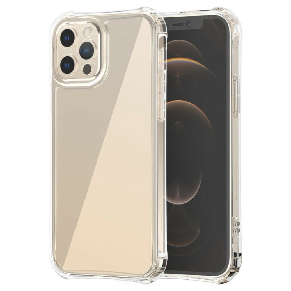 Kryty Na Mobil Na iPhone 12 / 12 Pro Průhledné Ochranné Polštáře Leeu