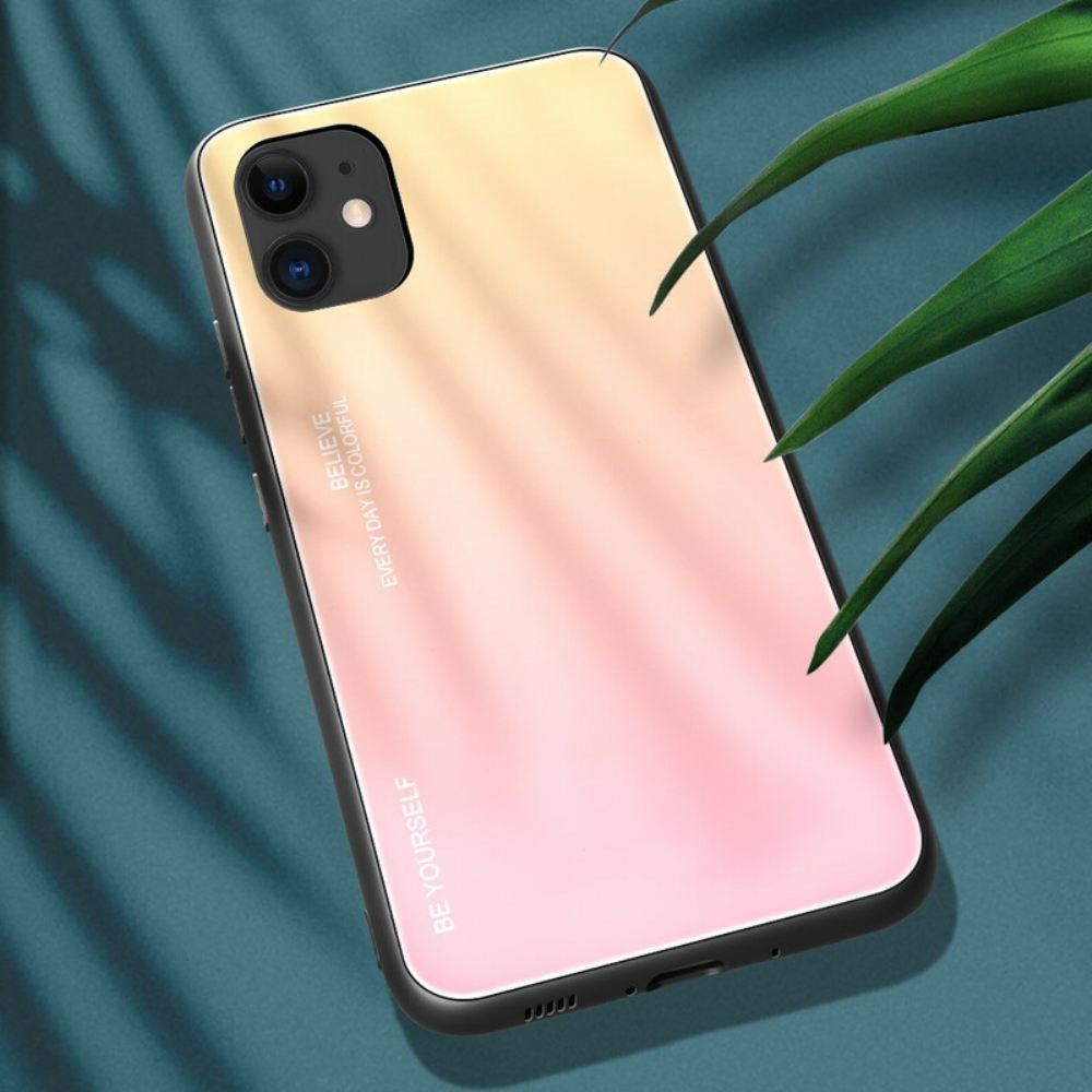 Kryty Na Mobil Na iPhone 12 / 12 Pro Tvrzené Sklo Buď Sám Sebou