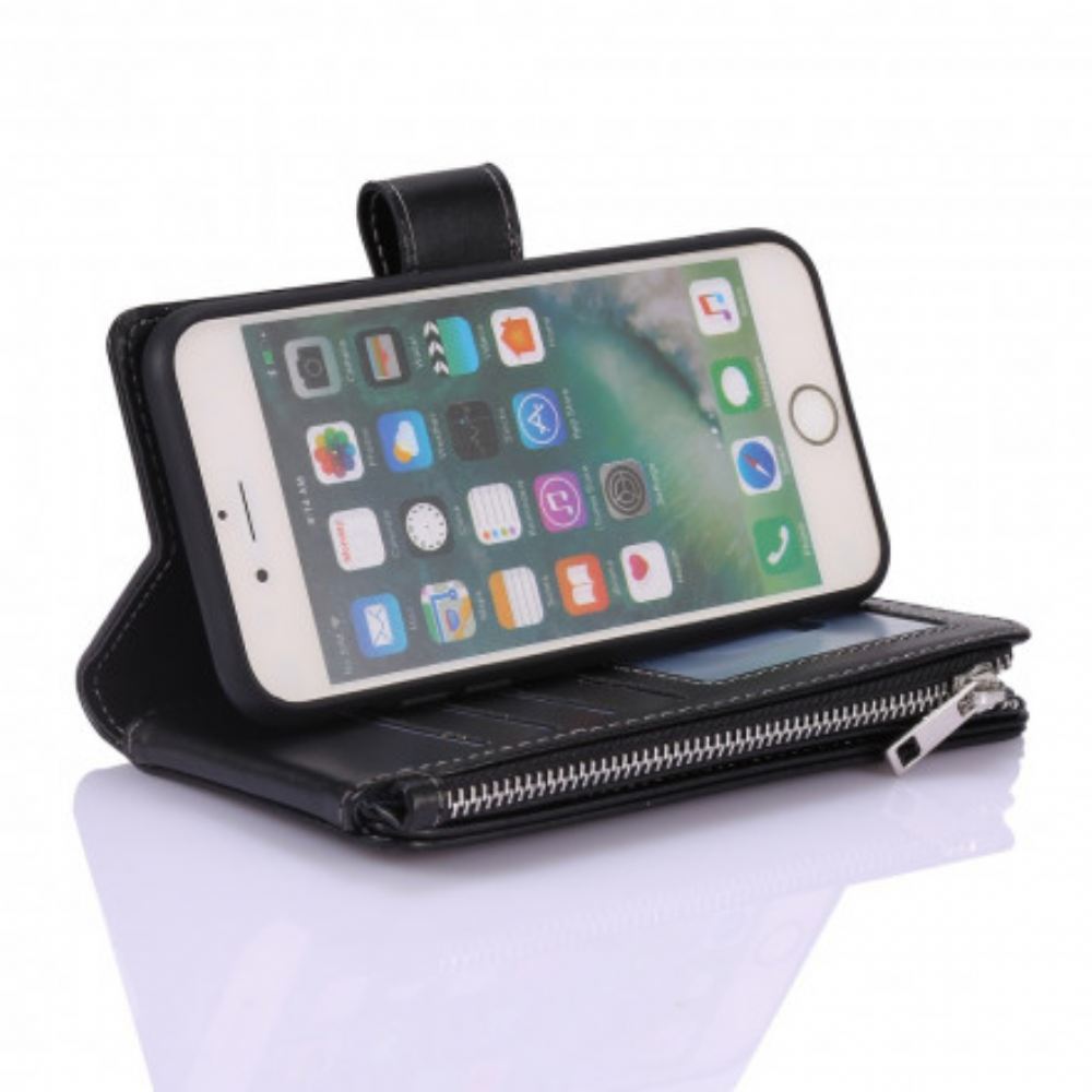 Flipové Pouzdro Na iPhone SE 3 / SE 2 / 8 / 7 Multifunkční Obchodní Peněženka