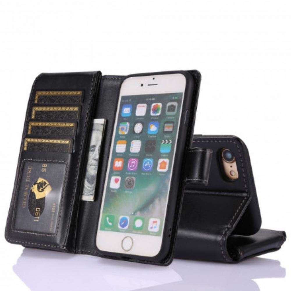 Flipové Pouzdro Na iPhone SE 3 / SE 2 / 8 / 7 Multifunkční Obchodní Peněženka