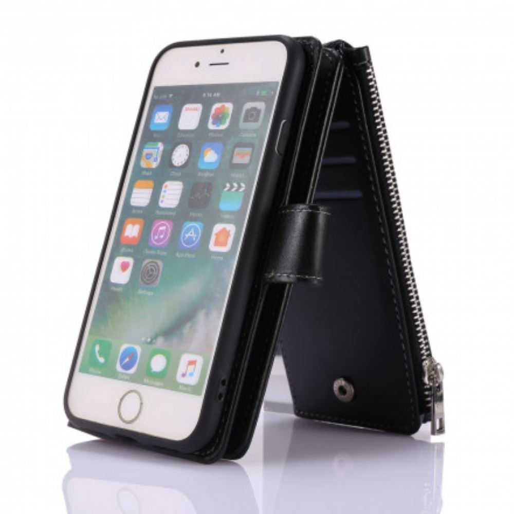 Flipové Pouzdro Na iPhone SE 3 / SE 2 / 8 / 7 Multifunkční Obchodní Peněženka
