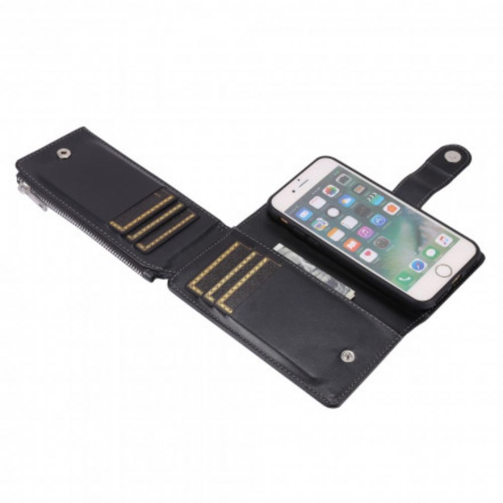 Flipové Pouzdro Na iPhone SE 3 / SE 2 / 8 / 7 Multifunkční Obchodní Peněženka