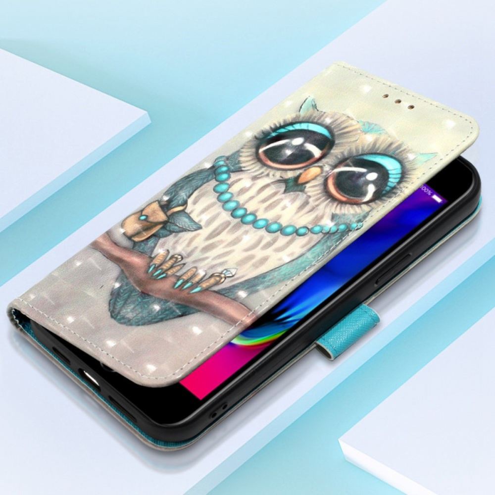 Kožené Pouzdro Na iPhone SE 3 / SE 2 / 8 / 7 Na Lana Slečna Strappyová