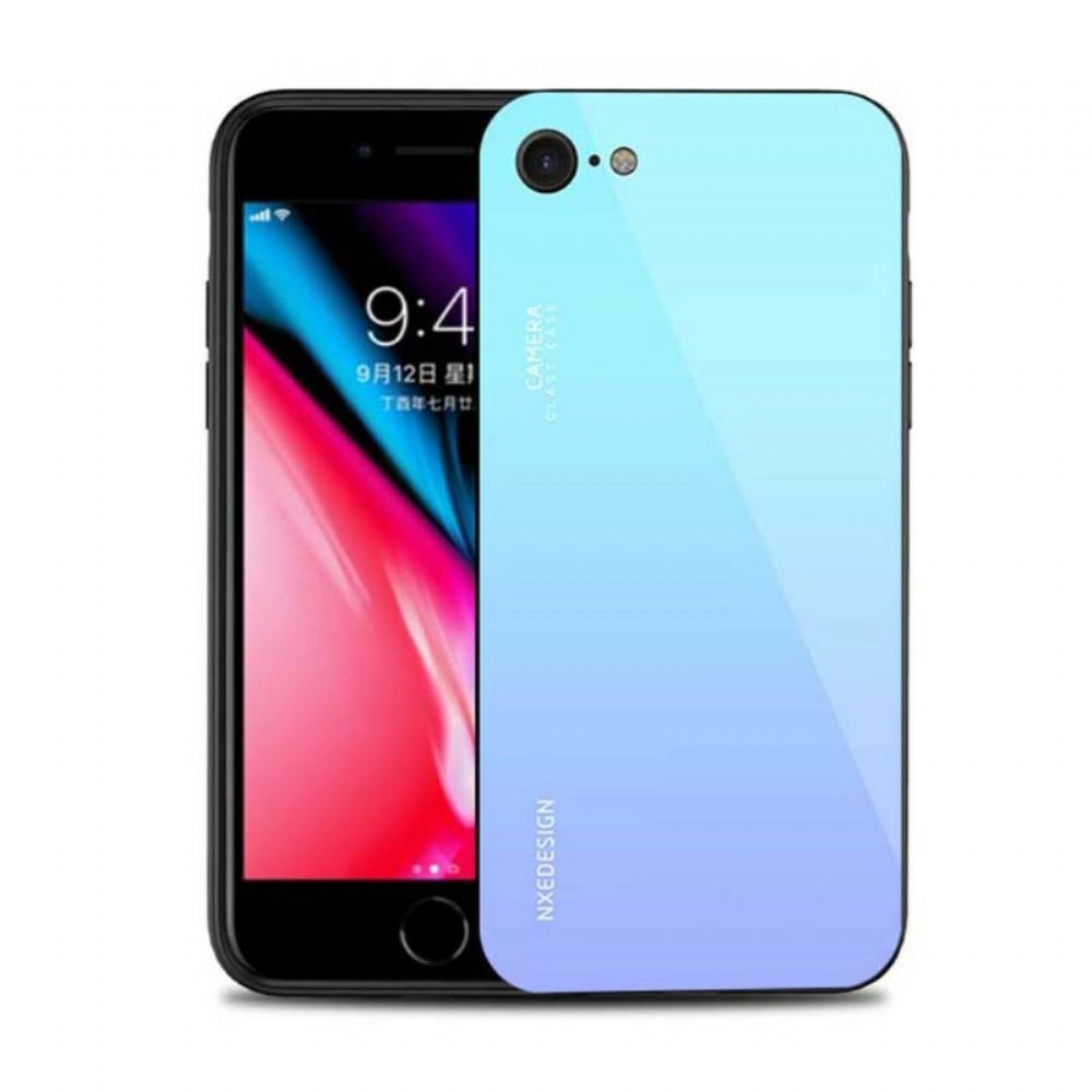 Kryt Na iPhone SE 3 / SE 2 / 8 / 7 Barvy Tvrzeného Skla Nxe