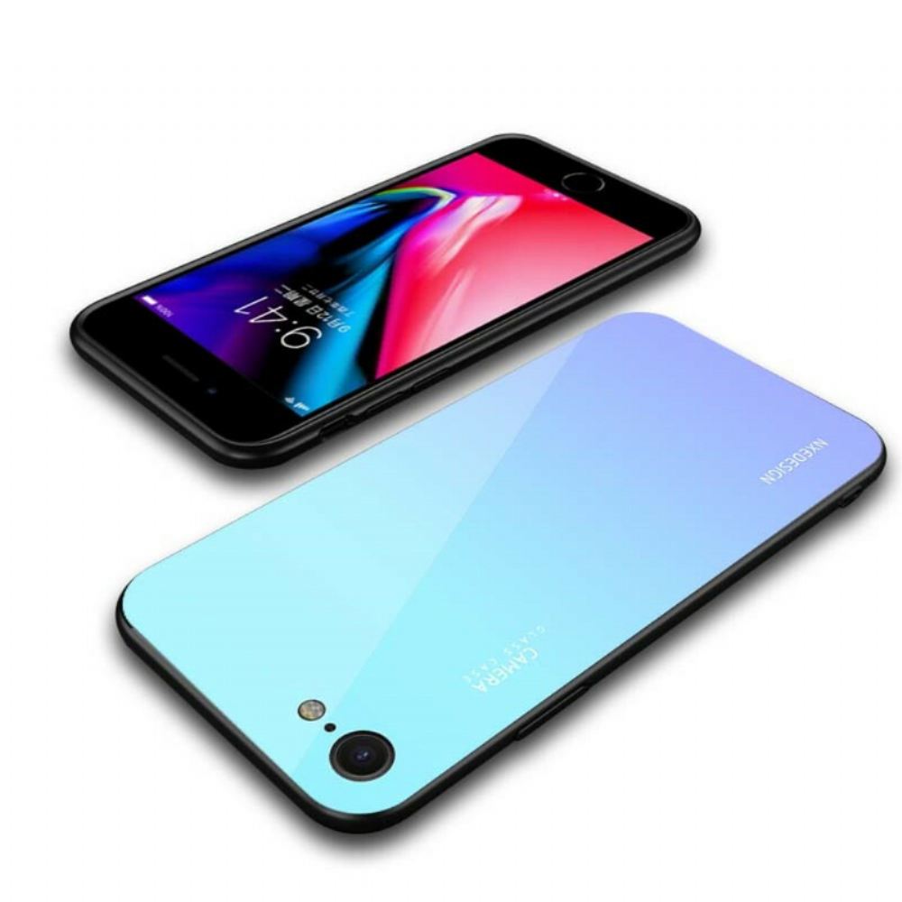Kryt Na iPhone SE 3 / SE 2 / 8 / 7 Barvy Tvrzeného Skla Nxe