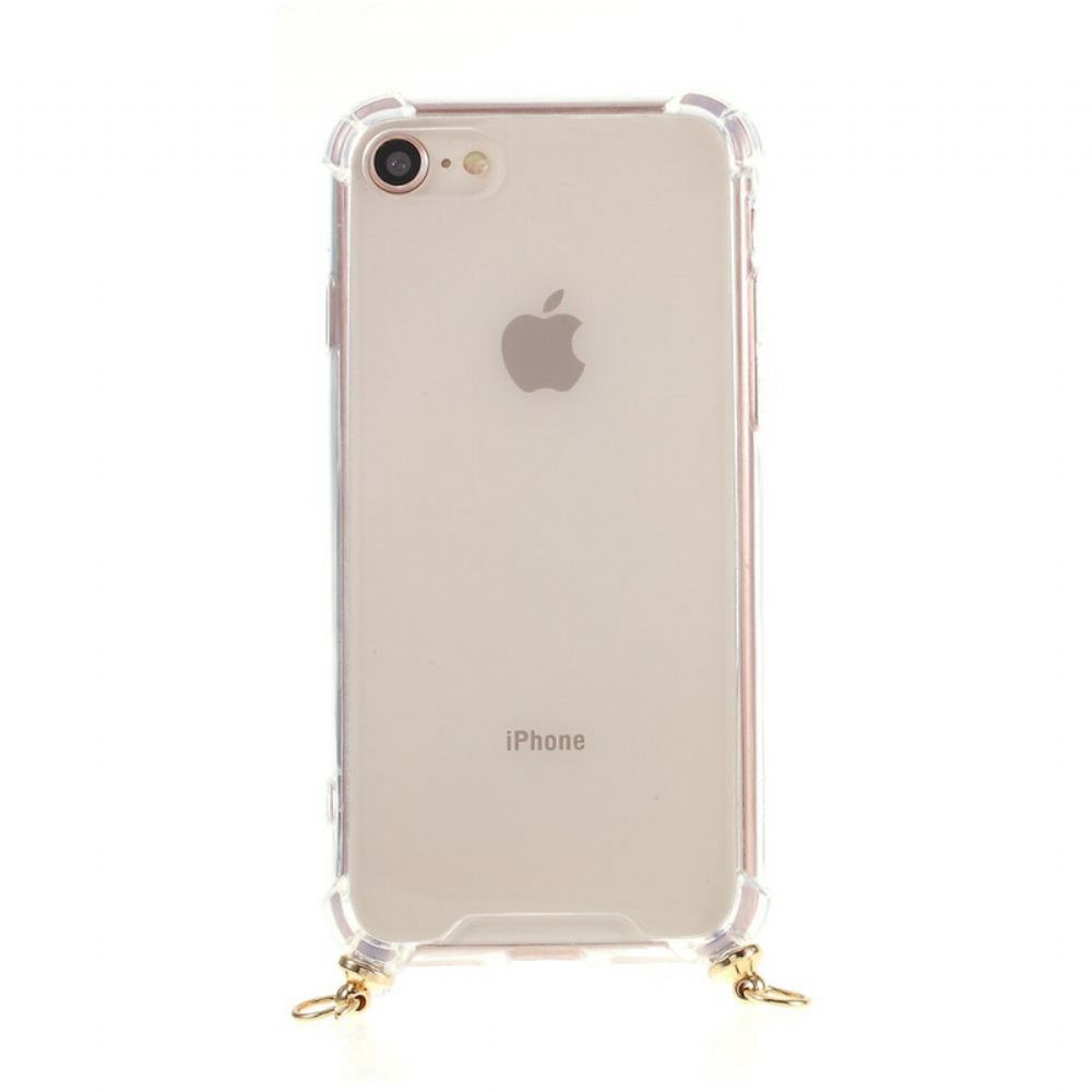 Kryt Na iPhone SE 3 / SE 2 / 8 / 7 Hybrid S Barevným Kabelem