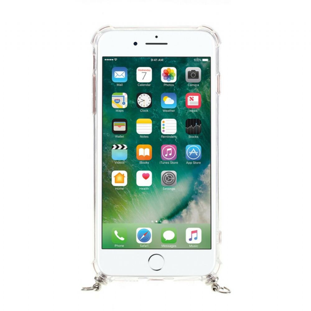 Kryt Na iPhone SE 3 / SE 2 / 8 / 7 Hybrid S Barevným Kabelem