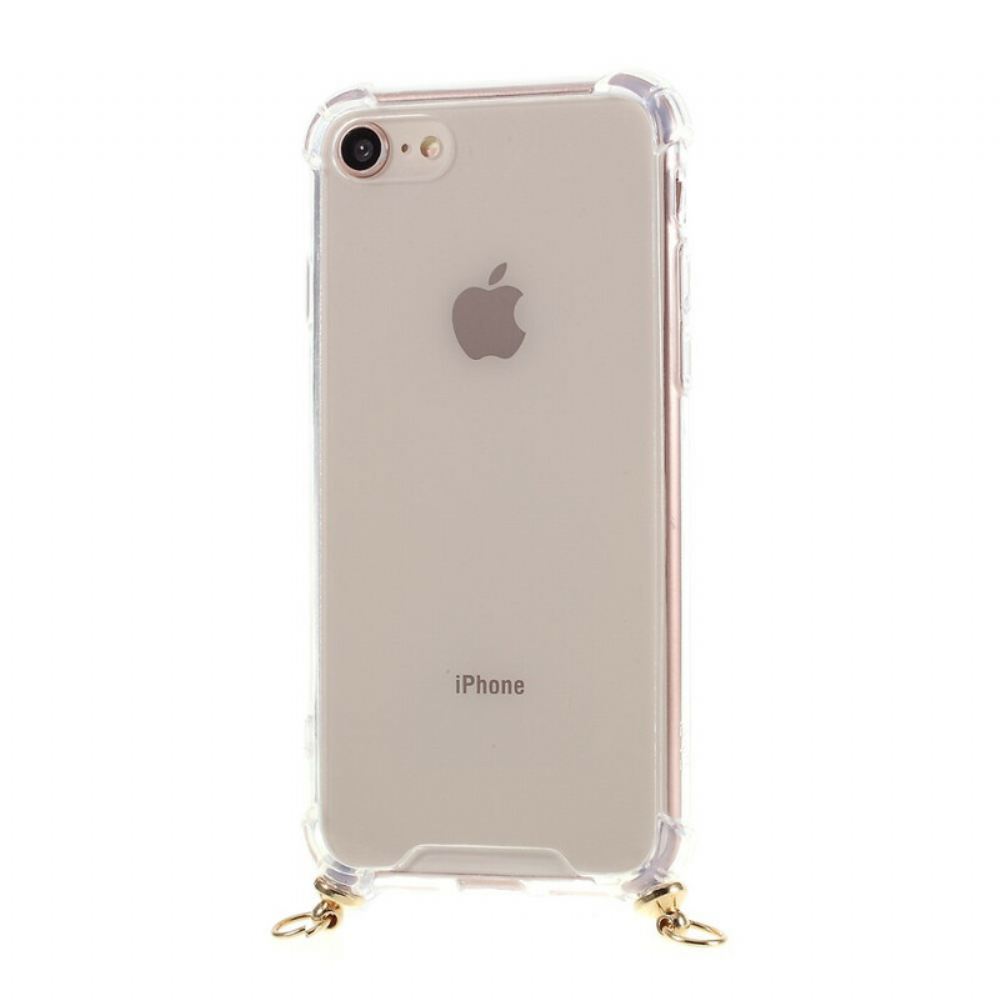 Kryt Na iPhone SE 3 / SE 2 / 8 / 7 Hybrid S Barevným Kabelem