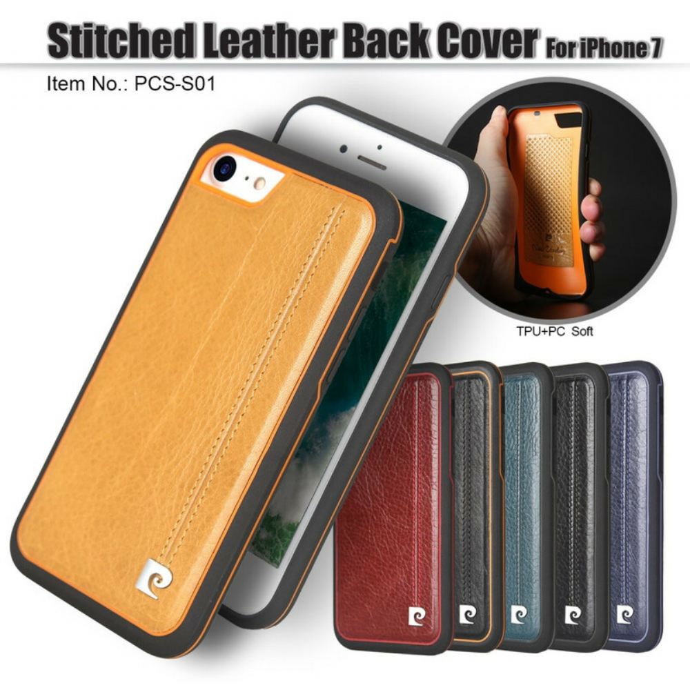 Kryt Na iPhone SE 3 / SE 2 / 8 / 7 Kožený Pierre Cardin
