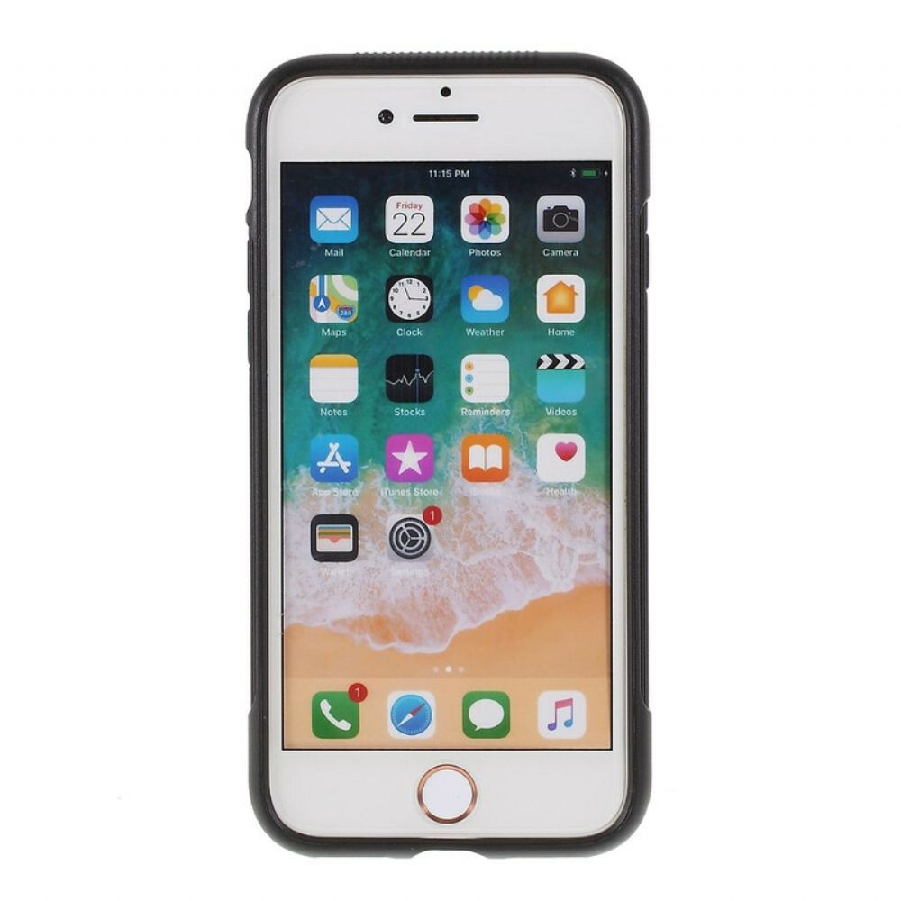 Kryt Na iPhone SE 3 / SE 2 / 8 / 7 Matný Hybridní Design 3v1