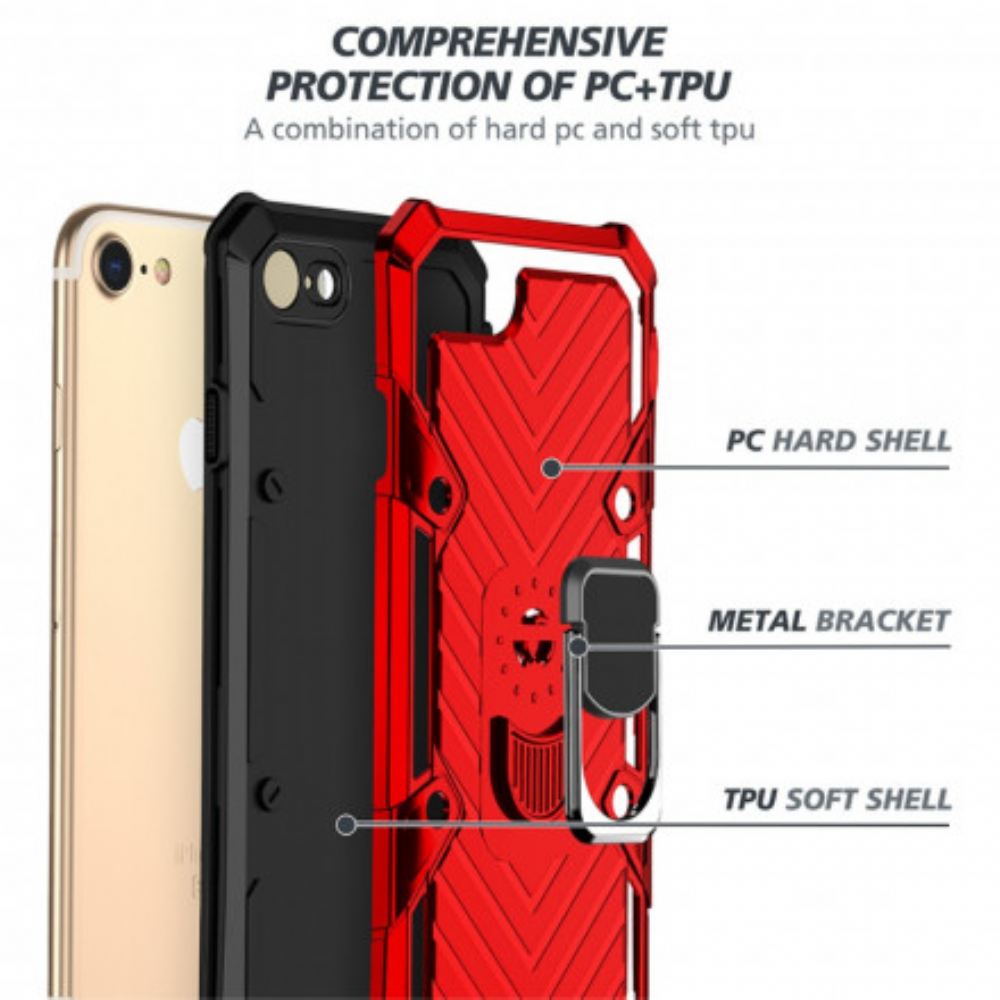 Kryt Na iPhone SE 3 / SE 2 / 8 / 7 Odnímatelná Prstencová Podpora
