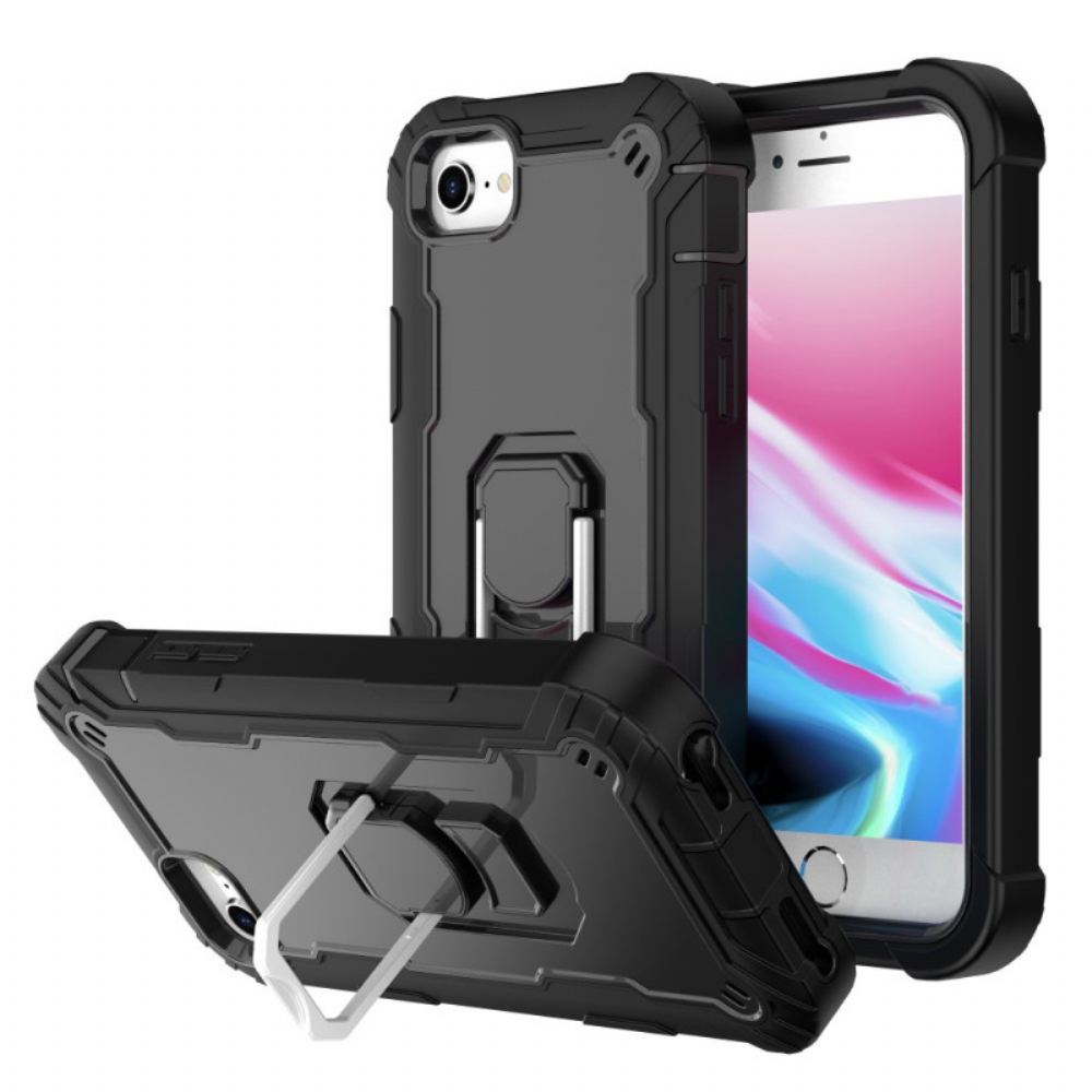 Kryt Na iPhone SE 3 / SE 2 / 8 / 7 Podpora Dvoubarevného Prstenu