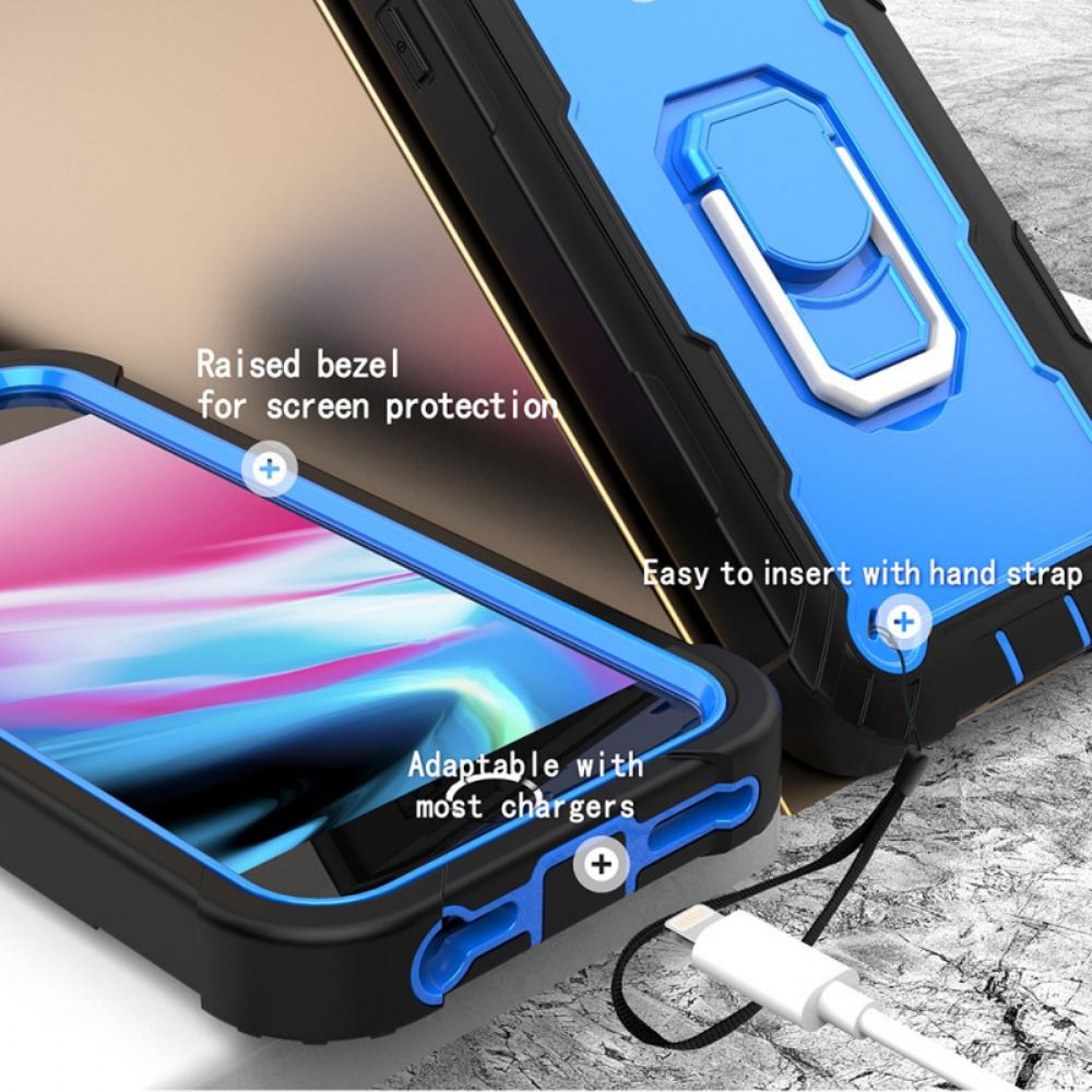 Kryt Na iPhone SE 3 / SE 2 / 8 / 7 Podpora Dvoubarevného Prstenu