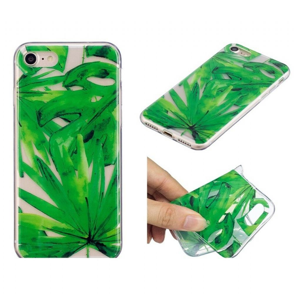 Kryt Na iPhone SE 3 / SE 2 / 8 / 7 Průhledné Listy