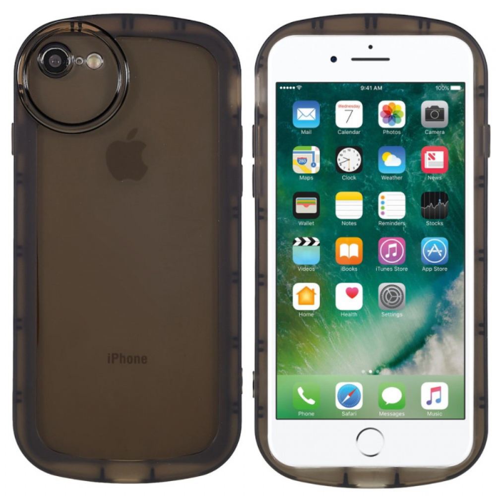 Kryt Na iPhone SE 3 / SE 2 / 8 / 7 Průsvitný Tónovaný