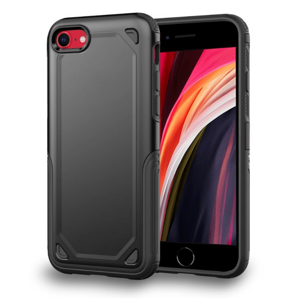 Kryt Na iPhone SE 3 / SE 2 / 8 / 7 Tuhý Kovový Efekt
