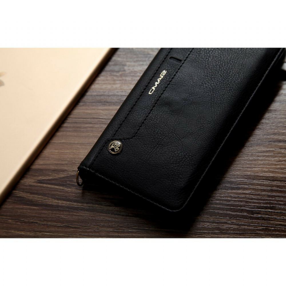 Kryty Na Mobil Na iPhone SE 3 / SE 2 / 8 / 7 Flipové Pouzdro Cmai2 Multi-card Leather Effect