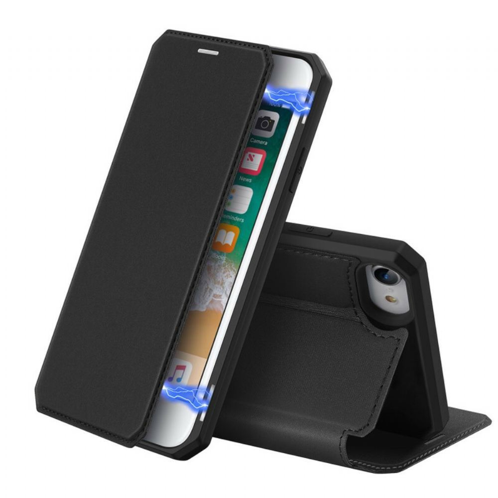 Kryty Na Mobil Na iPhone SE 3 / SE 2 / 8 / 7 Flipové Pouzdro Skin X Series Dux Ducis