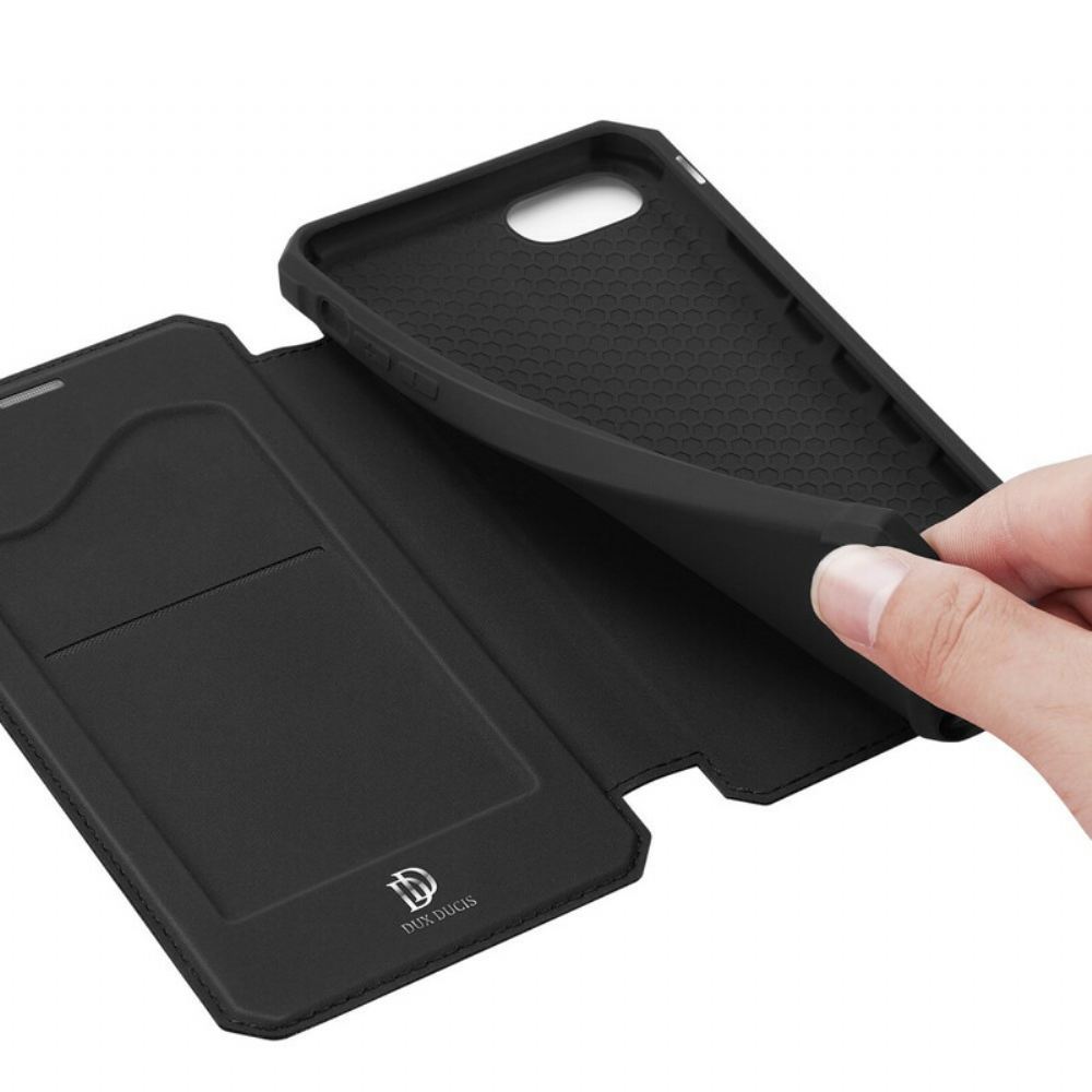 Kryty Na Mobil Na iPhone SE 3 / SE 2 / 8 / 7 Flipové Pouzdro Skin X Series Dux Ducis