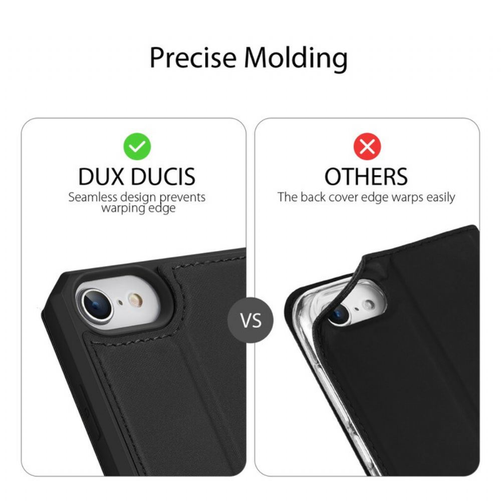 Kryty Na Mobil Na iPhone SE 3 / SE 2 / 8 / 7 Flipové Pouzdro Skin X Series Dux Ducis